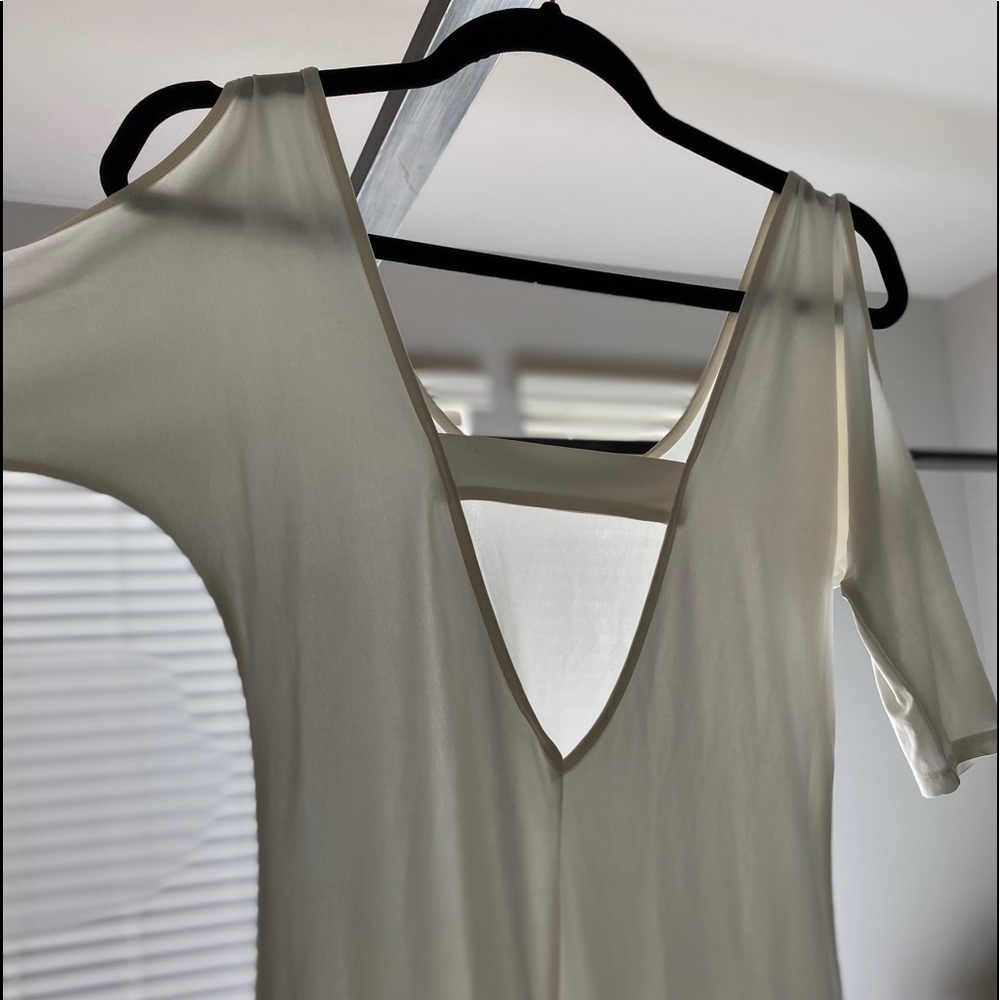 Off white, mini dress